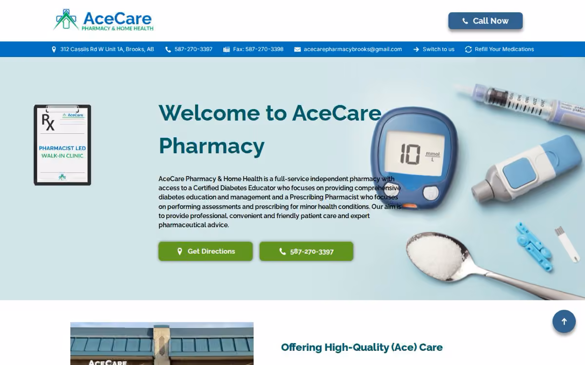 AceCare Pharmacy & Home Health | Walk-In-Clinic by Pharmacist