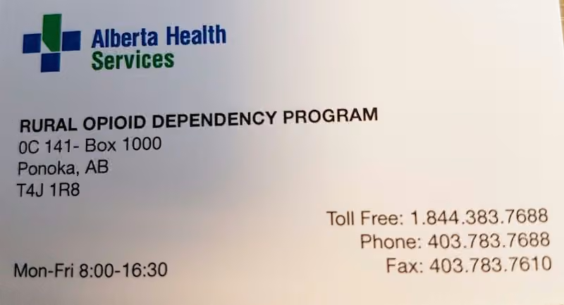 Camrose Addiction and Mental Health Clinic