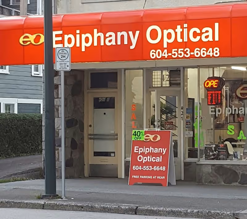 Epiphany Optical Inc. in New Westminster, British Columbia