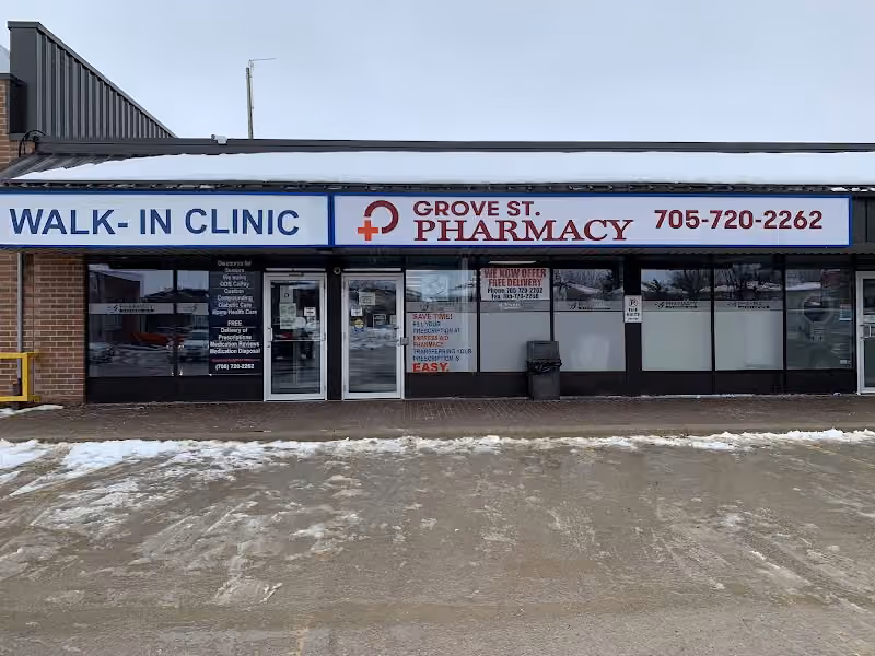 Grove St Walk-In Clinic & Family Practice in Barrie, Ontario