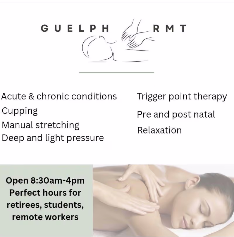 Guelph Registered Massage Therapy in Guelph