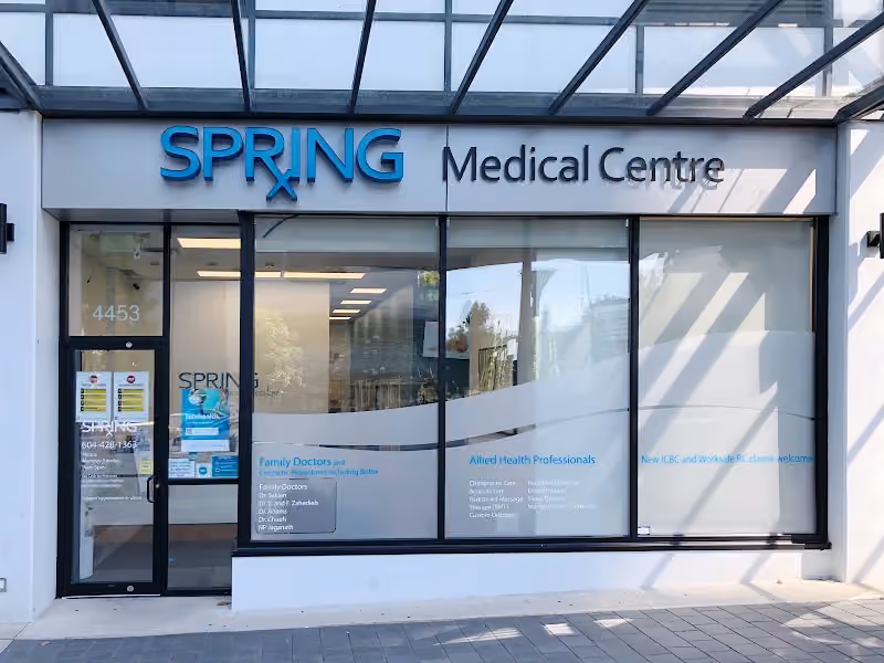 Spring Medical Centre - Burnaby Physiotherapy, Chiropractor, Massage Therapy and Walk-In Doctors in Burnaby, British Columbia